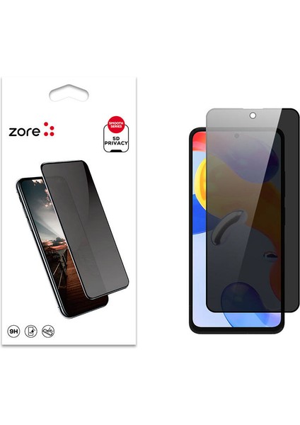 Kip GSM Xiaomi Redmi Note 11 Pro 5g Ekran Koruyucu 5d Privacy Tam Kaplayan Esnek Kırılmaz Nano Temperli