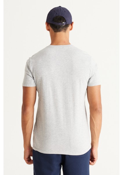 2'li Paket Slim Fit Dar Kesim Pamuklu Basic Tişört