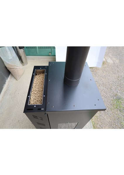 Sabah Fırınlı Pelet Yakıtlı Şömineli Soba PLT02 fırsatları