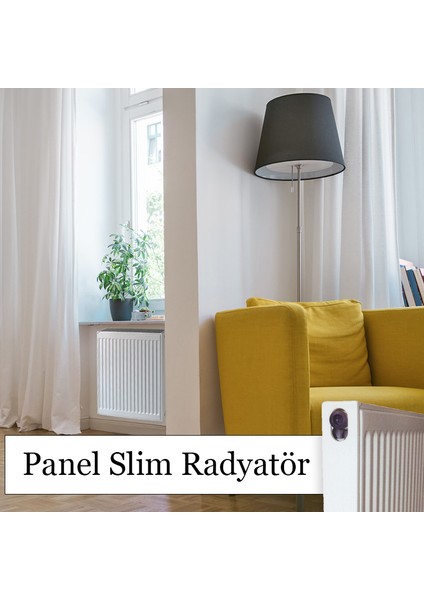 Slim Panel Radyatör Ince Radyatör Petek Kalorifer TİP22 6,5 cm Genişlik