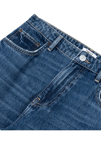 Barrel Fit Jean Pantolon