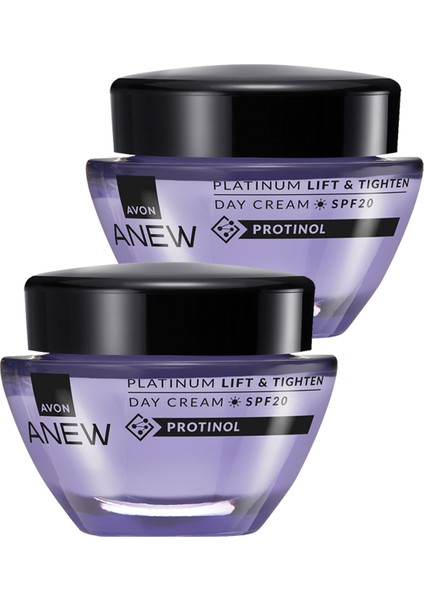 Anew Platinum Lift & Tighten Gündüz Kremi SPF20 50 ml. Ikili Set