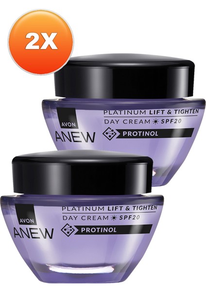 Anew Platinum Lift & Tighten Gündüz Kremi SPF20 50 ml. Ikili Set