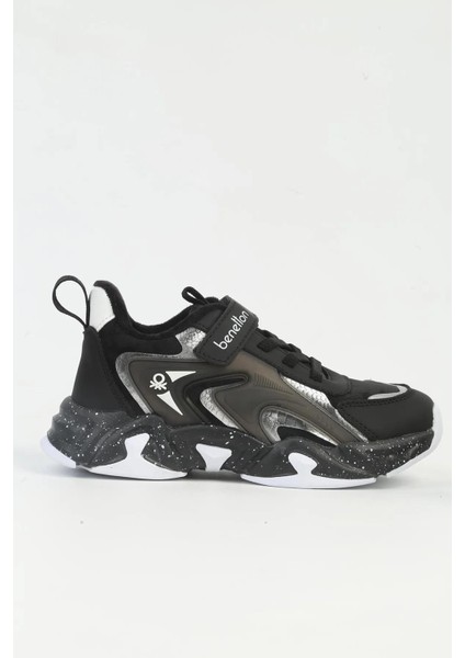 Çocuk Siyah Spor Ayakkabı BNI11033-01