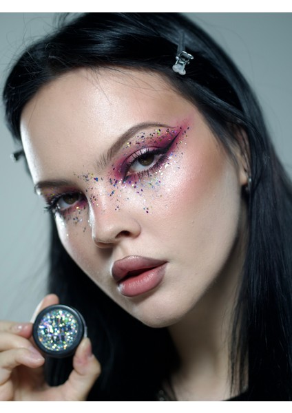 The Glitter Lab Jel Formlu Parlak Glitter - Glitzy Bang 10 gr E