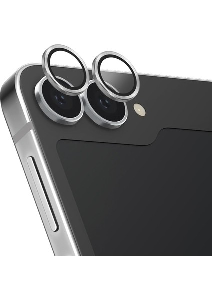 Samsung Galaxy Z Fold 6 Lens Koruyucu Optix Serisi True Hd Netlik 9h Koruma Alüminyum Çerçeve