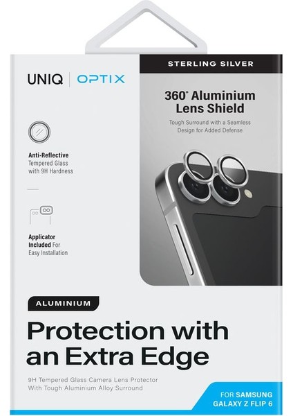 Samsung Galaxy Z Fold 6 Lens Koruyucu Optix Serisi True Hd Netlik 9h Koruma Alüminyum Çerçeve fiyatları