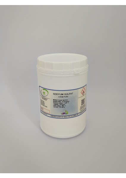 AROPİ SODYUM SÜLFAT  (Na2SO4)  CHEM PURE 1000 G