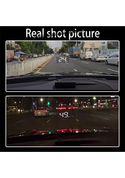 KESIF Hud Dijital Projektor Cam Hız Km Ekranı Tüm Araçlara Uyumlu