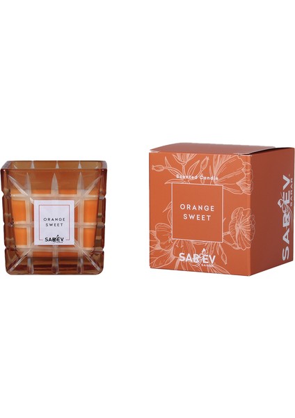 Orange Sweet Scented Candle/kokulu Mum