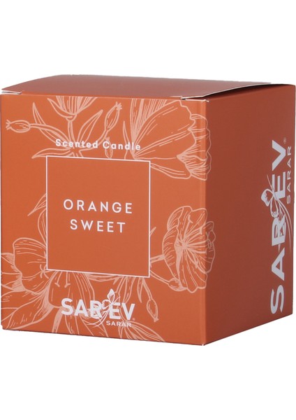 Orange Sweet Scented Candle/kokulu Mum modelleri