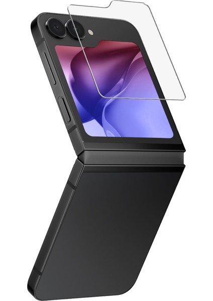Samsung Galaxy Z Flip 6 Ekran Koruyucu Optix Vivid Serisi 9h Temperli Cam Kolay Kurulum