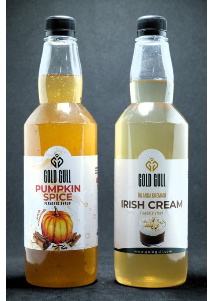 Pumpkin Spices & Irish Cream Aromalı Kahve & Meyve Şurubu 2 x 700 ml