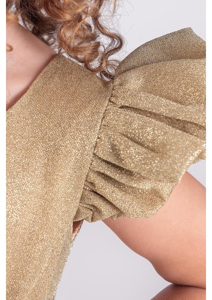 Parlak Kumaş Kız Çocuk Abiye Elbise fırsatları