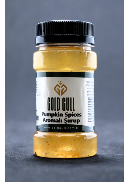 Gold Gull Pumpkin Spices (Baharatlı Bal Kabağı) aromalı Kahve ve Meyve Şurubu 80 ml