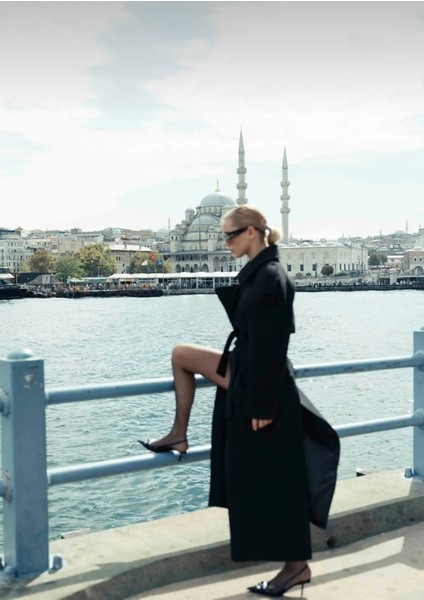 Kuşaklı Premium Kaşe Kaban modelleri