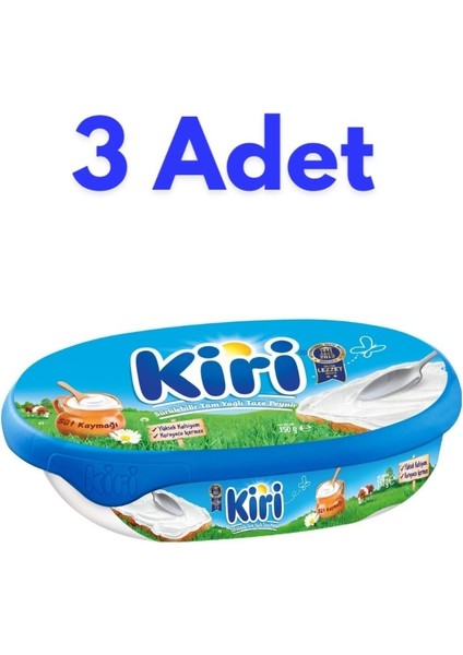 Yeşillik Market 3 Adet Kiri Peynir Krem Tam Yağlı Kiri 150 gr X3