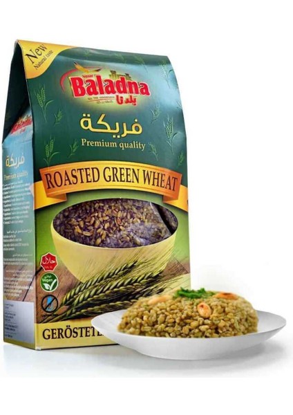 Yeşillik Market 800GR Freekeh Kavrulmuş Yeşil Buğday Lezzetli Tüm Yemlere Uygun Doğal ve Besleyici Bakliyat