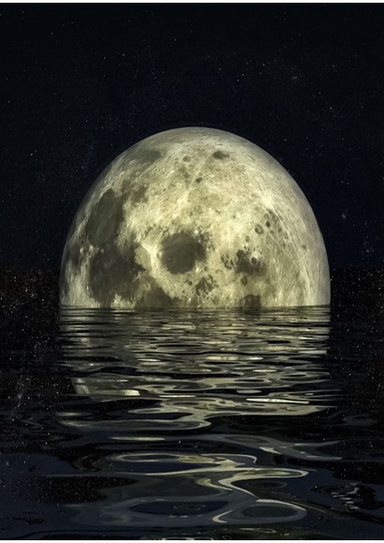 Siyah-Beyaz Ay Döngüleri Kombini |Çerçeveli Cam Tablo 3lü Dikey fiyatları