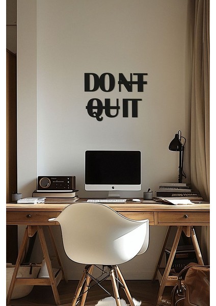 Ahşap Dekoratif Duvar Yazısı Diyetisyen - Don't Quit