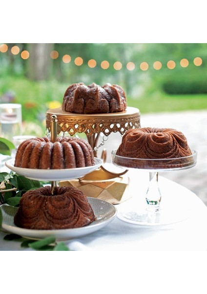 4´lü Bundt Şekilleri Kek Kalıbı