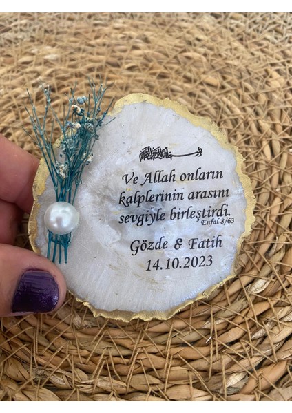 Epoksi magnet 25 adet söz nişan nikah düğün kına  organizasyon