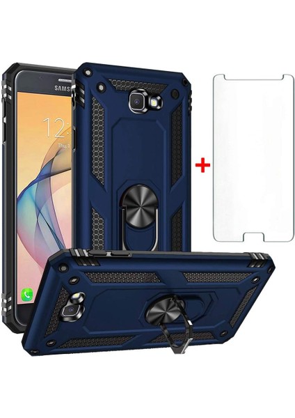 Samsung Galaxy J6 Plus Kılıf Armor Tank Holder Hard Shockproof + Ekran Koruyucu