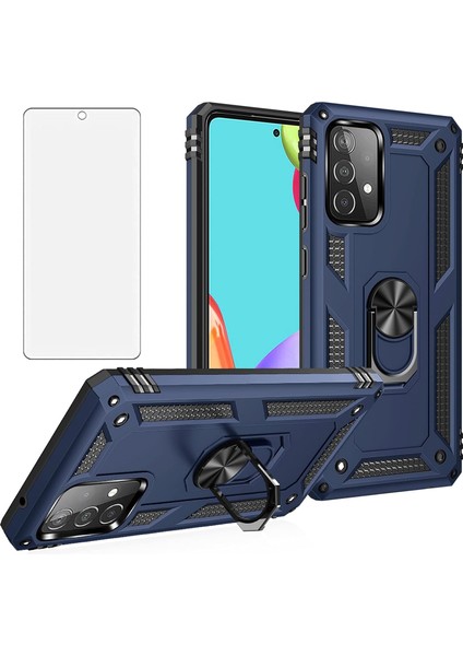 Samsung Galaxy A52S 5g Kılıf Armor Tank Holder Hard Shockproof + Ekran Koruyucu