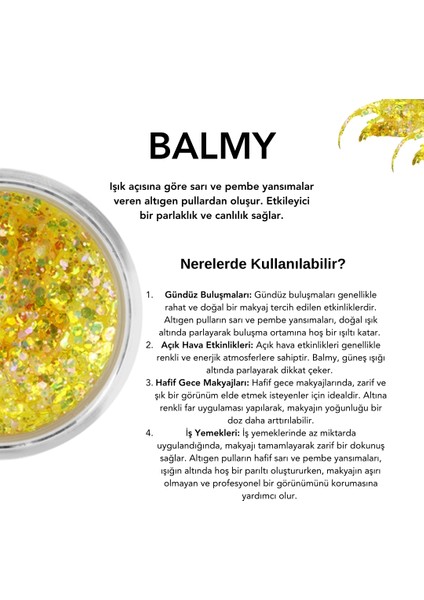 Jel Formlu Parlak Glitter - Balmy 10 gr