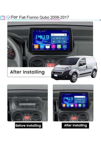 Fıat Fıorıno 2015+ Multimedya Navigasyon Usb Kamera Carplayer
