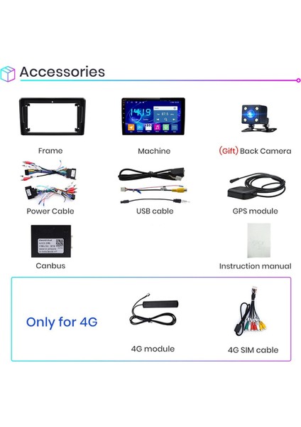 Fıat Fıorıno 2015+ Multimedya Navigasyon Usb Kamera Carplayer