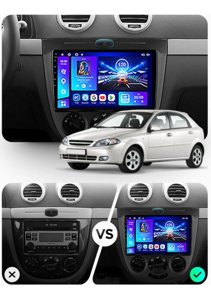 Chevrolet Lacettı 2004-2008 Multimedya Navigasyon Usb Kamera Carplayer 6 Ram