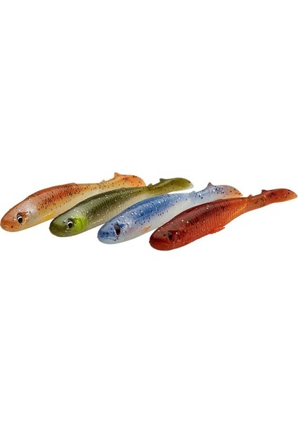 Slender Scoop Shad 9cm 4gr Silikon Yem Renk : Clear Water Mix