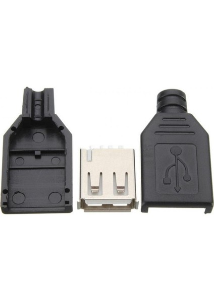 USB Seyyar Dişi Kapaklı Fiş IC-265F 50LI Paket