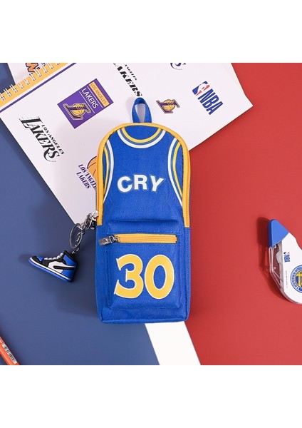 Yıldız Kalem Kutusu Ilkokul Öğrencisi Saklama Okul Çantası Kalem Kutusu Yüksek Değerli Kalem Kutusu Büyük Kapasiteli Leke Tutmaz Çift Katmanlı Basketbol Kırtasiye Çantası (Yurt Dışından)