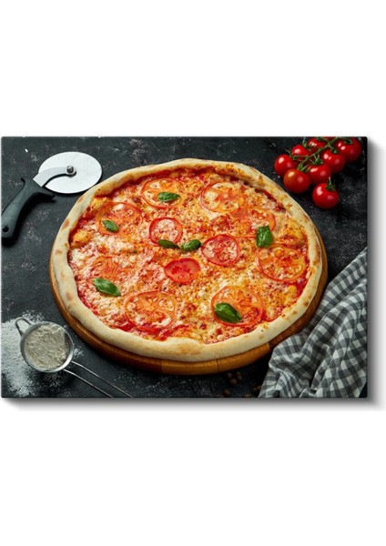 Taze Fırından Pizza Kanvas Tablo