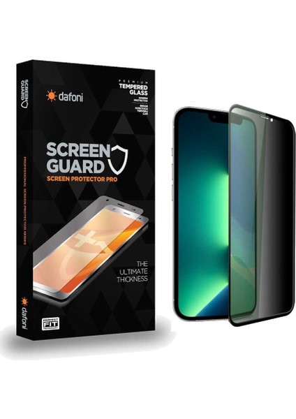 Apple iPhone 13 13 Pro Full Privacy Mat Nano Ekran Koruyucu