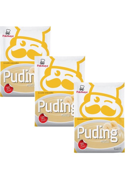 Puding 117 gr Muzlu - 3 Adet