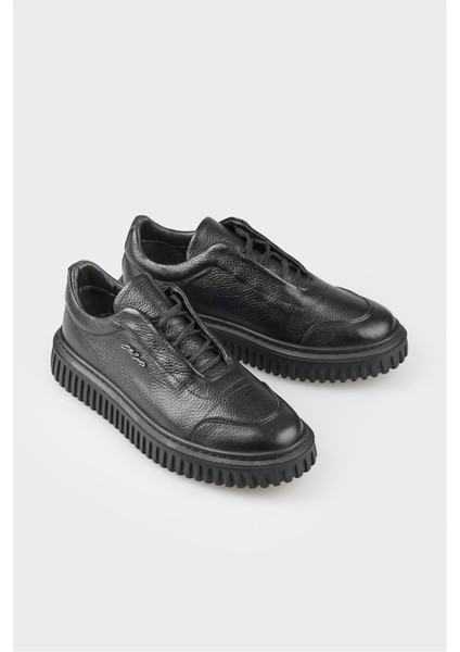 Siyah Deri Erkek Spor Ayakkabı fiyatları