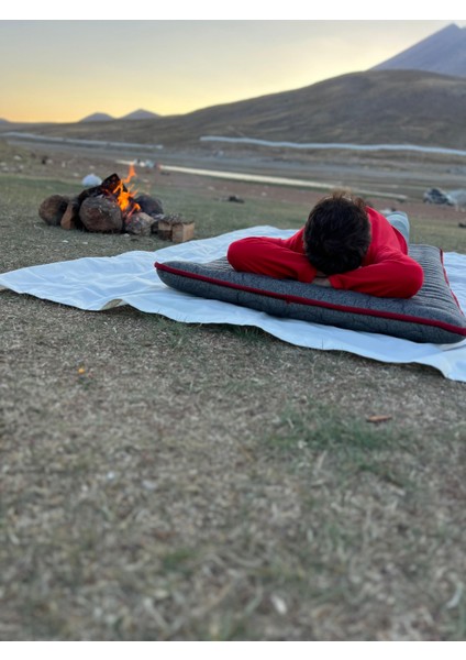 Taşınabilir Katlanır Fermuarlı Taşıma Kulplu Yatak Karavan Kamp Yatağı Otel Misafir Anne Yanı Yer Yatağı Tek Kişilik