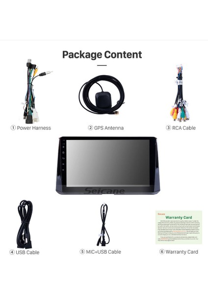 Toyota Corolla 2019+ Multimedya Navigasyon Usb Kamera Carplayer