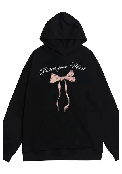 Y2K Harajuku Kurdele Kapşüşonlu Sweatshirt