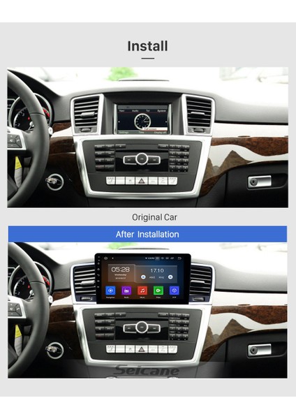 Mercedes Ml 2012-2015 Multimedya Navigasyon Usb Kamera Carplayer 6 Ram