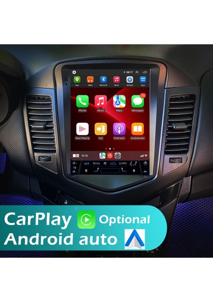 Chevrolet Cruze Tesla 2015+ Multimedya Navigasyon USB Kamera Carplayer