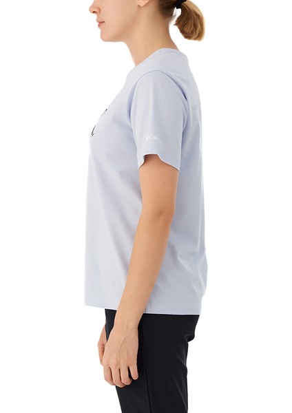 Csc Floral Emblem Kadın Kısa Kollu T-Shirt modelleri