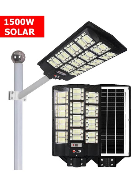 HL1500 Dls 1500 Solar Güneş Enerjili Profesyonel LED Bahçe Aydınlatması Hareket Sensörlü 888 Ledli