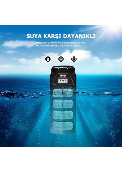 LH600 600 Solar Dls Güneş Enerjili Bahçe Çevre Lambası