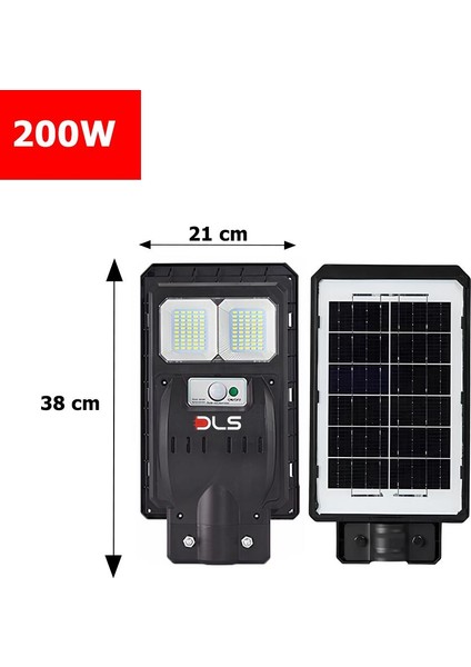 SLR-LD200 200 Solar Dls Güneş Enerjili Bahçe Çevre Lambası