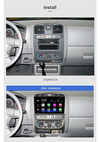 Isuzu D-Max 2006-2015 Multimedya Navigasyon USB Kamera Carplayer