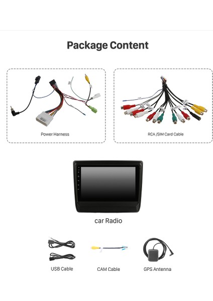Isuzu D-Max 2020+ Multimedya Navigasyon USB Kamera Carplayer
